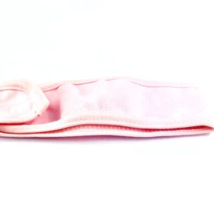 Hårband med kardborre i microfiber - Rosa